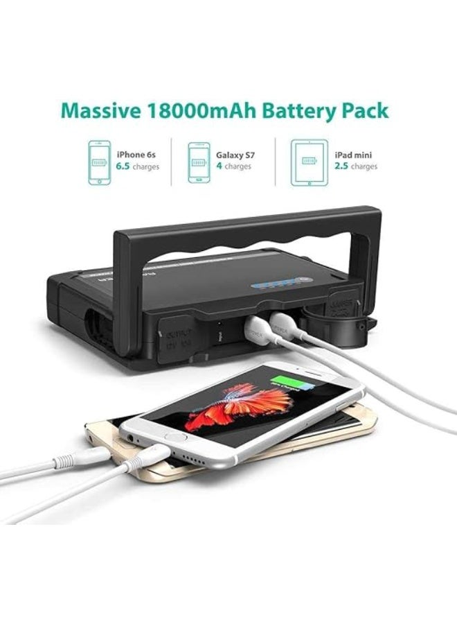 راف باور جهاز تشغيل السيارة ببطارية ليثيوم أيون تصل قدرتها إلى 600 واط وسعتها 18000 مللي أمبير - Image 3